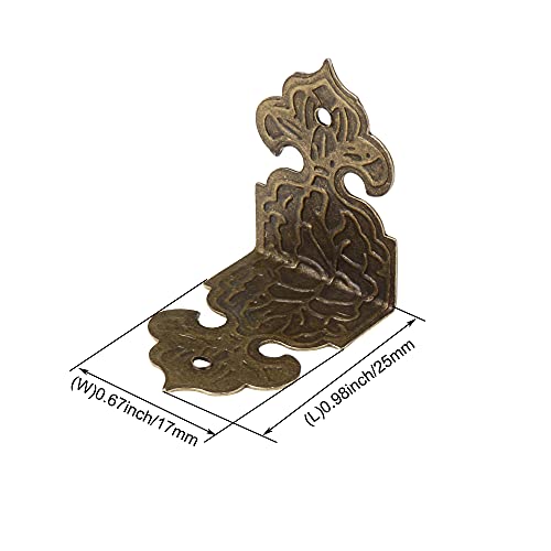 BQLZR Vintage Guards Desk Edge Box Corner Cover ors Antique 25x17mm Pack of 20 - Image 4