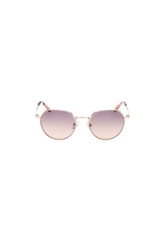 GANT Women's UV Protection Round Shape Metal Sunglasses GA809028F53 - Lens Size: 53 Mm - Shiny Rose Gold  - Image 2
