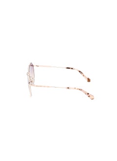 GANT Women's UV Protection Round Shape Metal Sunglasses GA809028F53 - Lens Size: 53 Mm - Shiny Rose Gold  - Image 4