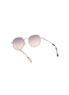 GANT Women's UV Protection Round Shape Metal Sunglasses GA809028F53 - Lens Size: 53 Mm - Shiny Rose Gold  - Image 5