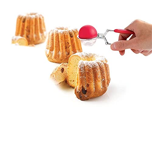 Mastrad رشاش، منخل ورزاز للسكر البودرة، الكاكاو، التوابل، الأعشاب، شبكة دقيقة من ماستراد - أحمر - Image 5