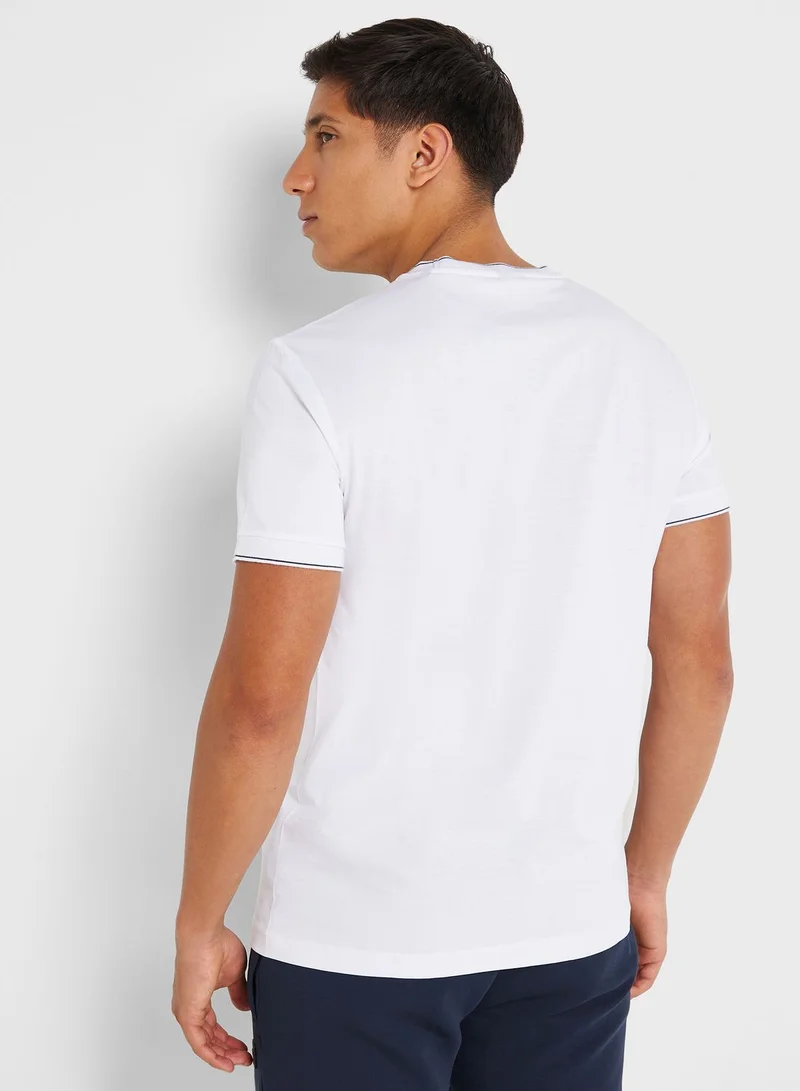 Hackett Logo Crew Neck T-Shirt