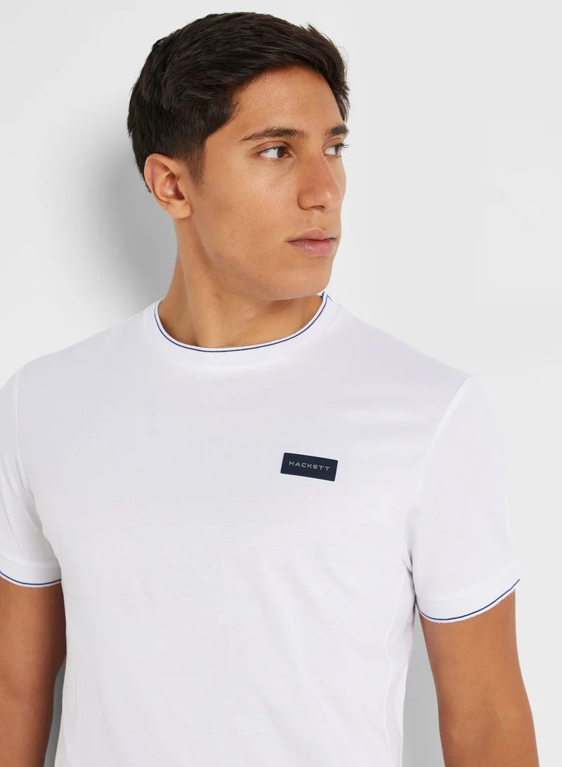 Hackett Logo Crew Neck T-Shirt