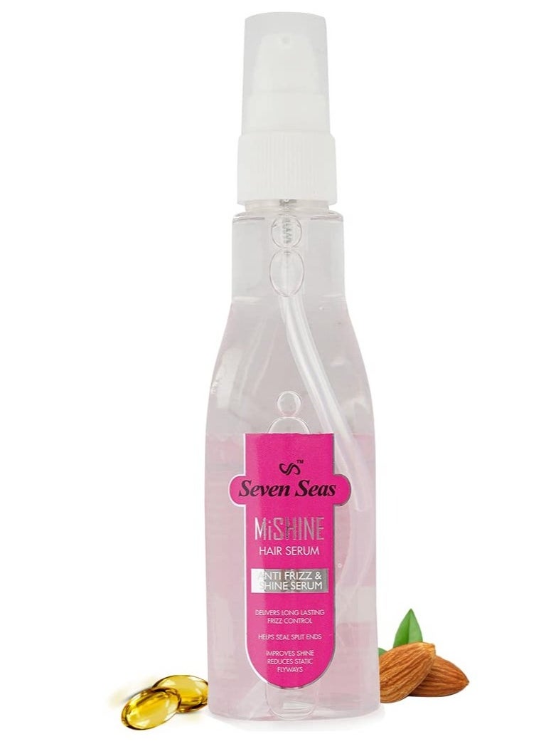 Seven Seas Seven Seas Mi Shine Anti Frizz and Shine Hair Serum Provides Long Lasting Frizz Control  Softer Hair Potection and Shine For Dry Flyaway Hair  100ml  - Image 1