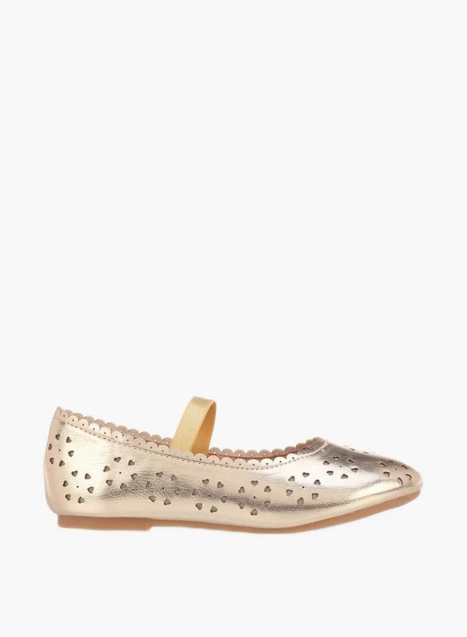Flora Bella By Shoexpress Flora Bella Girls Heart Cutout Detail Ballerina Shoes