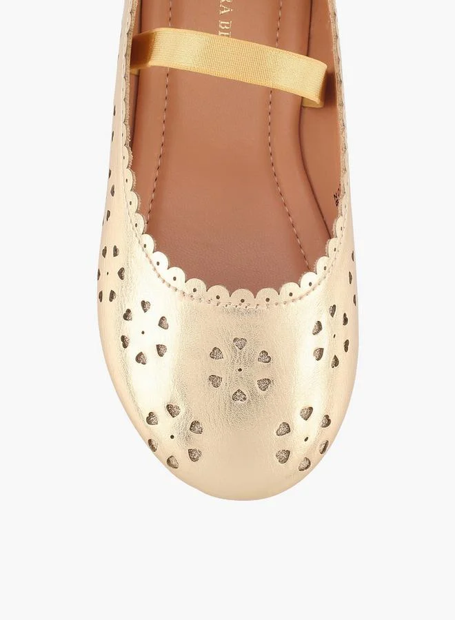Flora Bella By Shoexpress Flora Bella Girls Heart Cutout Detail Ballerina Shoes