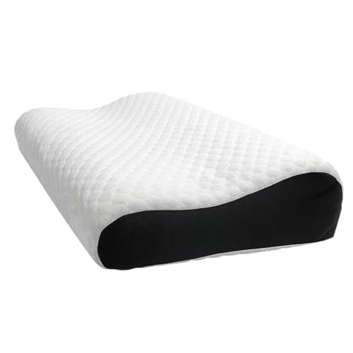 Status Contract Memory Foam Pillows|Standard Size Orthopedic Grade Pillow for Neck Pain Relief | Comfortable Deep Sleep | Best for Sleeping|Neck Pain Pillow (White) - Image 1