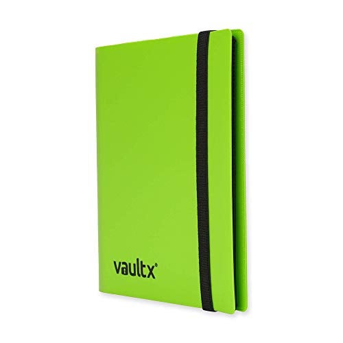 Vault X 4 Pocket Standard Strap Binder, Holds 160 Trading Cards in 20 Side-Loading Pages (Green) - Image 4