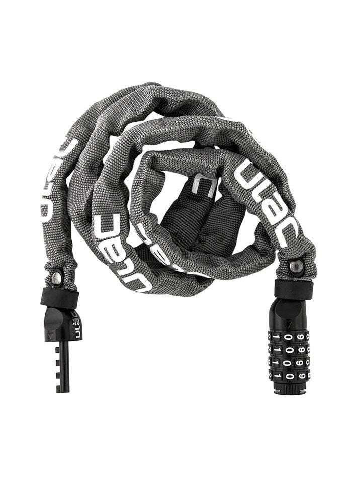 Ulac 52nd Street Steel Chain Lock Combo Grey