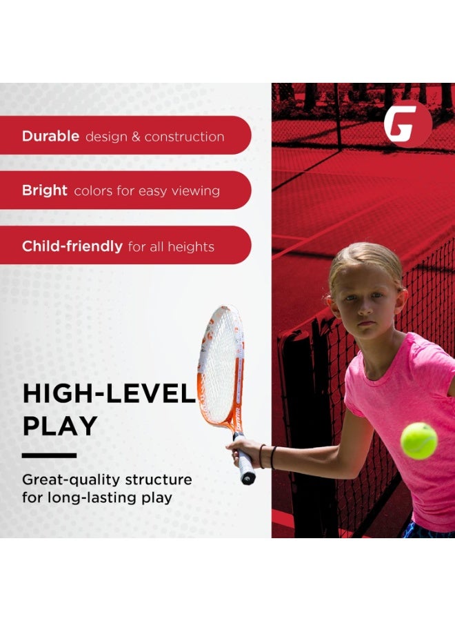 Gamma Junior Tennis Racquet 25 Inch – Kids & Youth Tennis Racket for Boys & Girls | Pre-Strung Lightweight Alloy Frame | 93 sq in Head | Durable Training Racquet for Beginners & Junior Players - Image 3