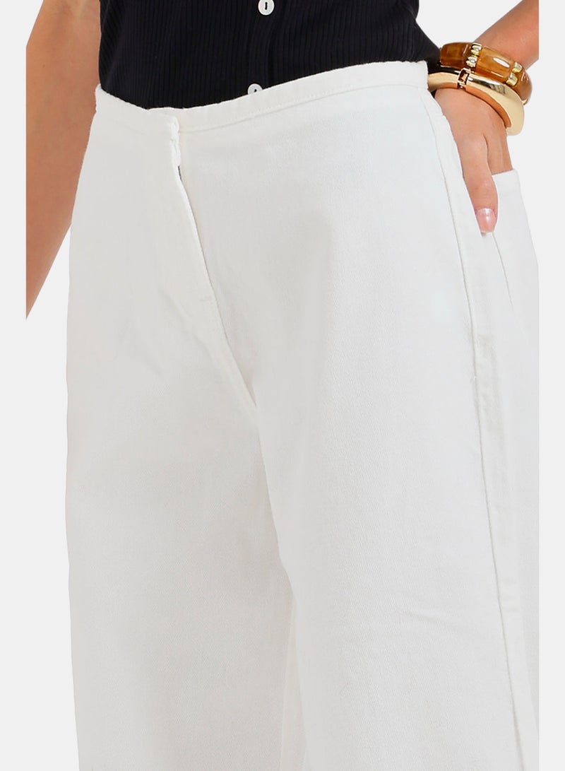 Carina Hidden-Closure Denim Pants - Image 5
