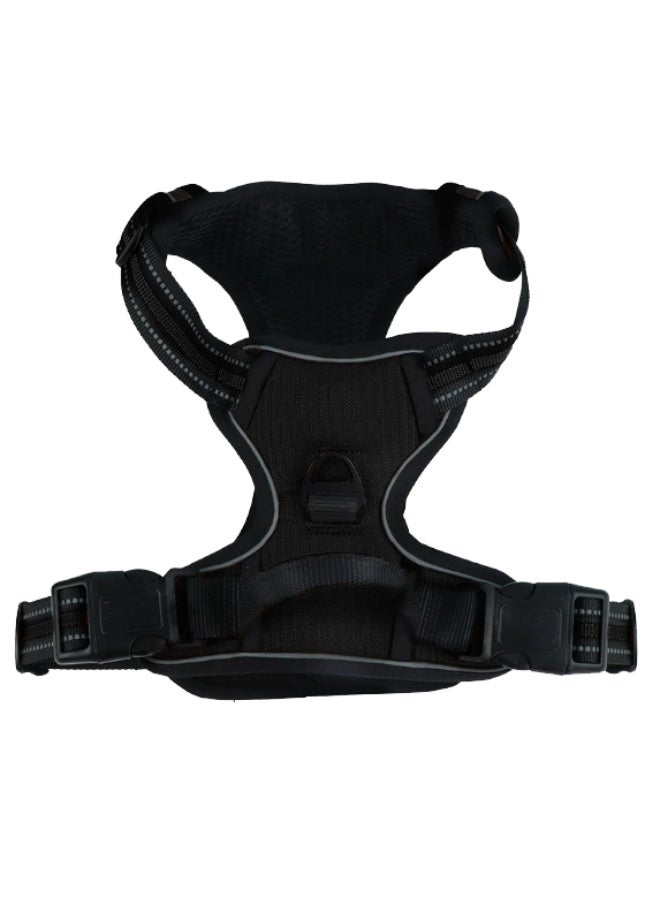 Dog Harness for Large Dogs No Pull,  Dog Walking Harness with Reflective Adjustable Soft Padded Vest and Easy Control Handle, No-Choke Pet Harness with 2 Metal Rings - Image 1