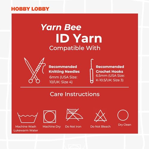 Hobby Lobby I Love This Yarn 4 - Medium Soft Skein – 252 Yards of Acrylic Yarn for Crocheting & Knitting Blankets, Hats, & More – Craft Supplies for Handcrafting Accessories, City Beat - Image 5