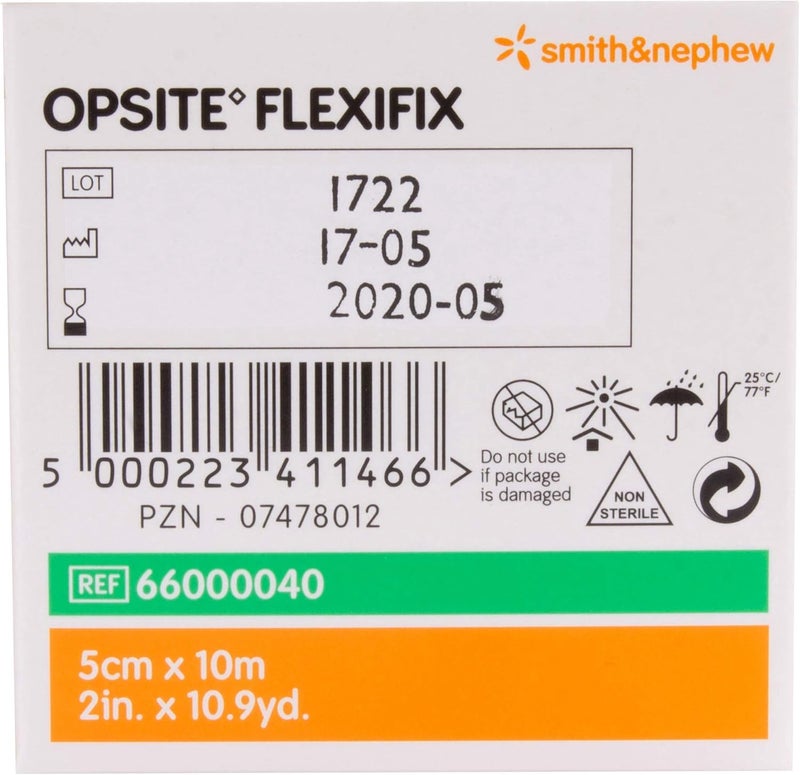 Smith&nephew ضمادة شفافة سمث ونيوف أوبسايت فليكس فيكس 2 إنش × 11 ياردة - Image 2