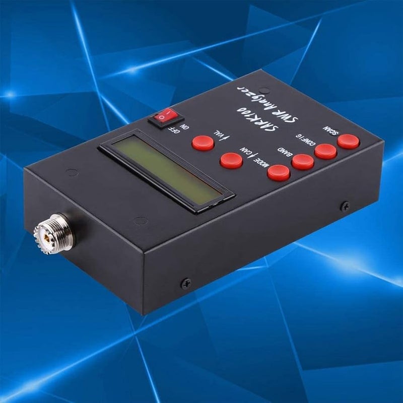 SARK100 Antenna Analyzer Meter 1 60MHz Shortwave SWR Measurement Range 1 0 to 9 99 - Image 3