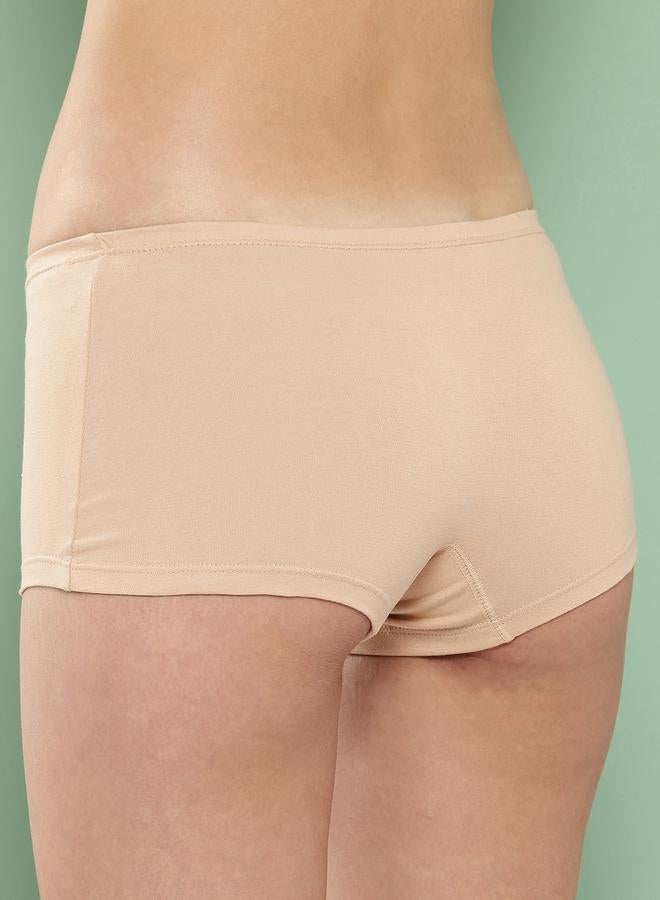 Leading Lady Pack of 2  - Solid Cotton Boyshorts - Image 4