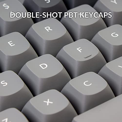 Keychron Q2 Wired Custom Mechanical Keyboard Knob Version, 65% Layout QMK/VIA Programmable Macro with Hot-swappable Gateron G Pro Red Switch Double Gasket Compatible with Mac Windows Linux (Grey) - Image 4