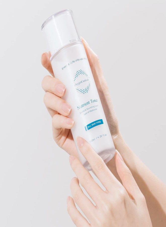 OxygenCeuticals Nutrient Toner - Hydrating Essence Toner with Hyaluronic Acid, Korean Skincare for Glass Skin (120ml / 4 fl. oz) - Image 3