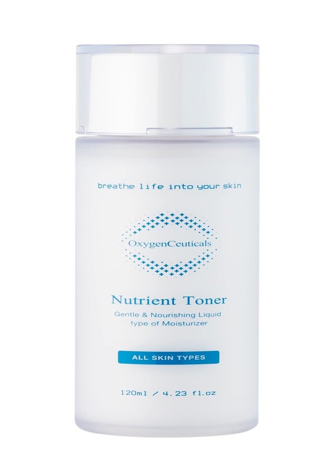 OxygenCeuticals Nutrient Toner - Hydrating Essence Toner with Hyaluronic Acid, Korean Skincare for Glass Skin (120ml / 4 fl. oz) - Image 1