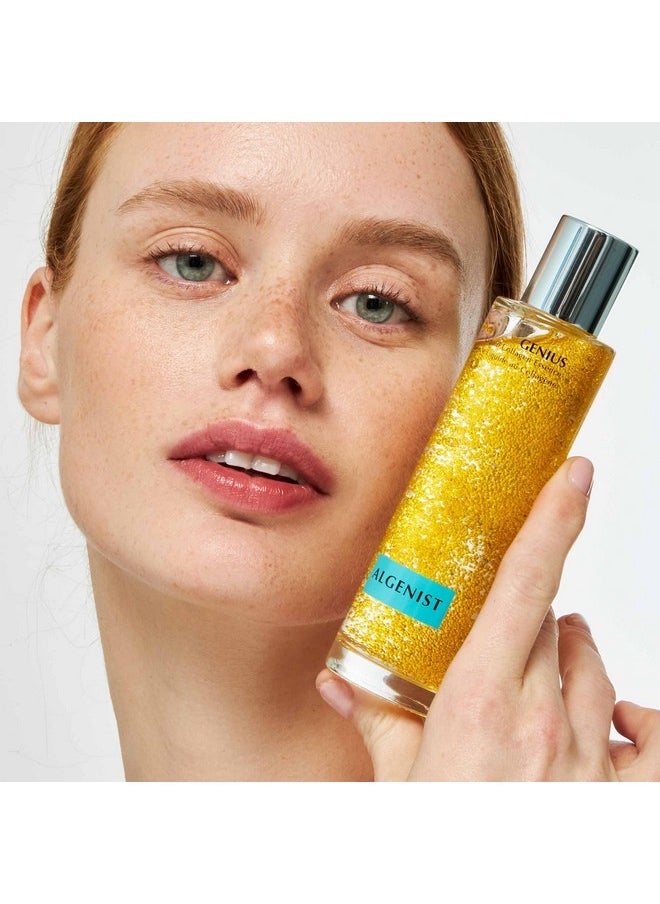 Algenist Genius Liquid Collagen Essence Liquid Collagen Serum With Patented Alguronic Acid To Help Improve Skin Bounce Elasticity & Radiance (100Ml)  - Image 3