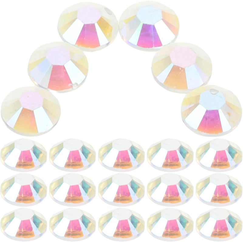 3000pcs 5mm Flatback Resin Nail Rhinestones for Manicure Decoration and DIY Crafts Nail Art Embellishment Charms - Image 1