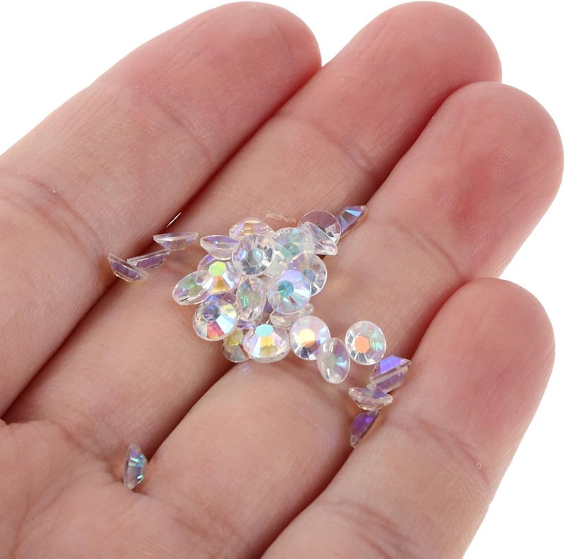 3000pcs 5mm Flatback Resin Nail Rhinestones for Manicure Decoration and DIY Crafts Nail Art Embellishment Charms - Image 4