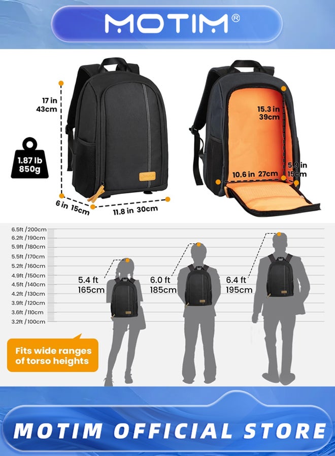 Motim Photography Bag Shoulder Bag Camera Bag Camera Backpack Waterproof Camera Bag Large Capacity Camera Case for Photographer - Image 5