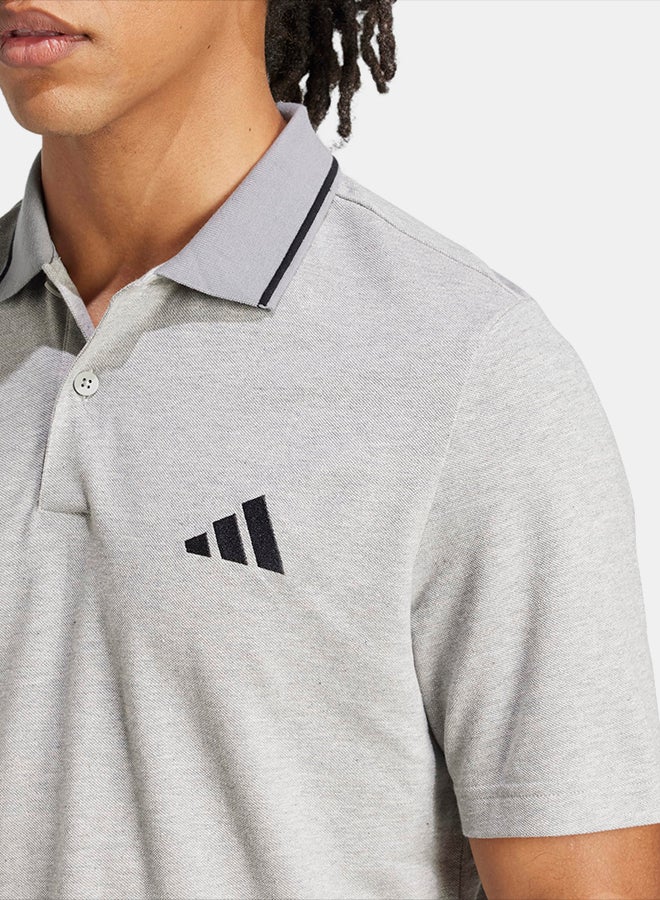 Adidas Essentials Small Logo Piqué Polo Shirt - Image 4