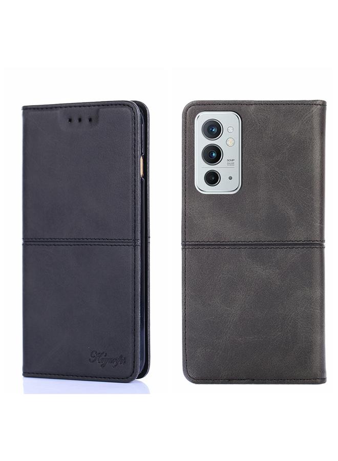 S-TOP Case For OnePlus 9RT 5G Cow Texture Magnetic Horizontal Flip Leather Phone Case - Image 1