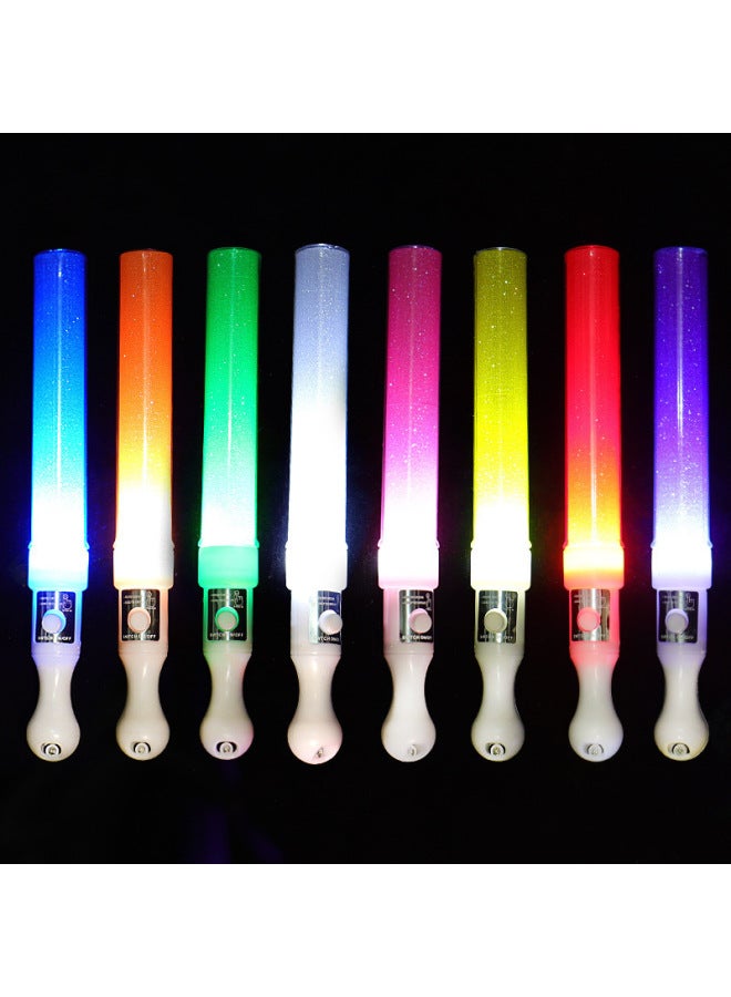 Short Five-pointed Star Love Flash Stick Luminous Stick Fluorescent Stick Luminous Stick Push Small Gift Luminous Stall-Color:Short Glow Stick - Image 1