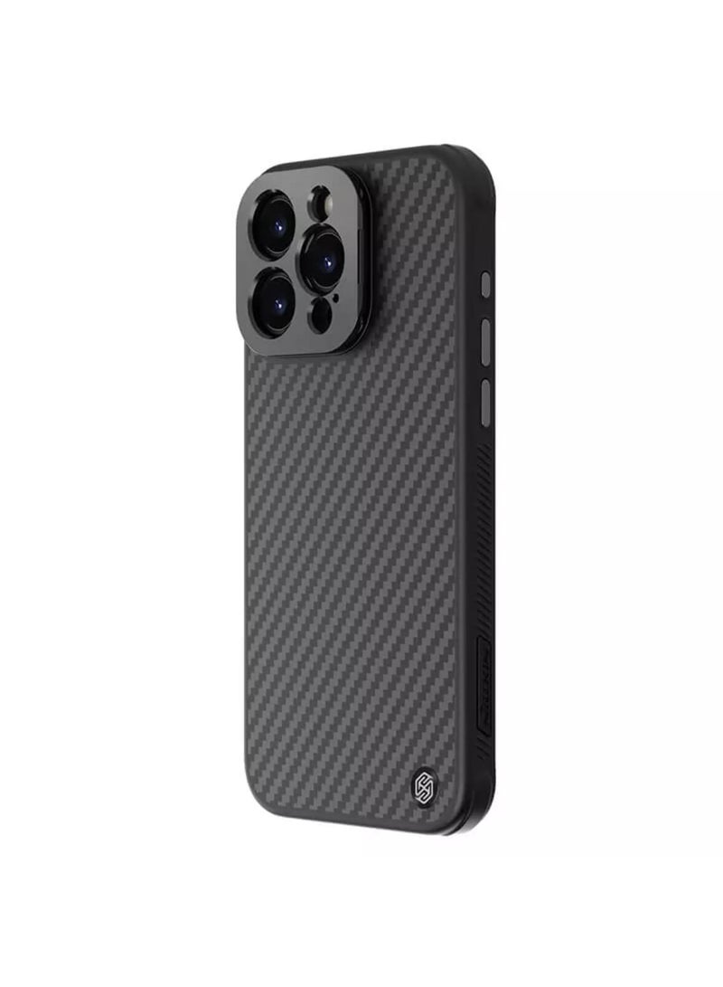 Nillkin Nillkin High Quality CarboProp Magnetic case（with camera cutout）For Apple iPhone 15 Pro Max Black  - Image 3