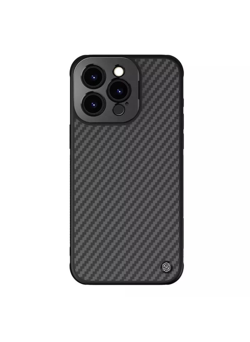 Nillkin Nillkin High Quality CarboProp Magnetic case（with camera cutout）For Apple iPhone 15 Pro Max Black  - Image 1