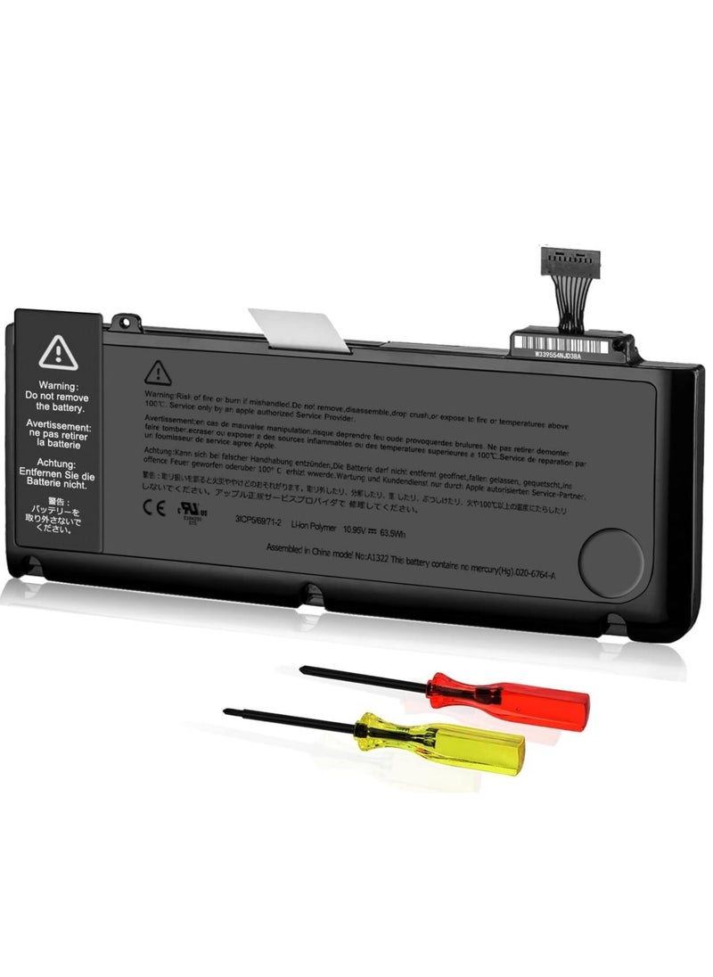 Generic A1322 Battery for MacBook A1278 and MacBook Pro 13-inch - (Mid 2009 to Mid 2010 to Mid 2011 to Mid 2012), 10.95V  - Image 1