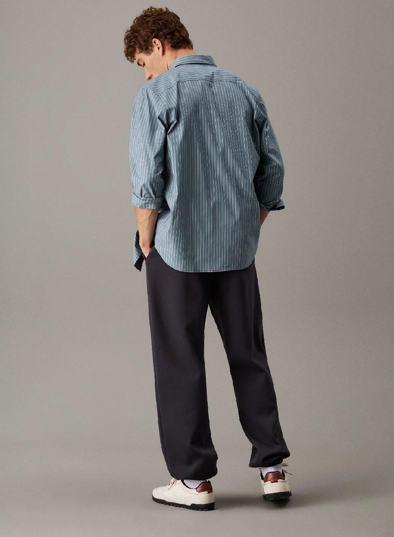 CALVIN KLEIN Cotton Interlock Joggers - Image 2