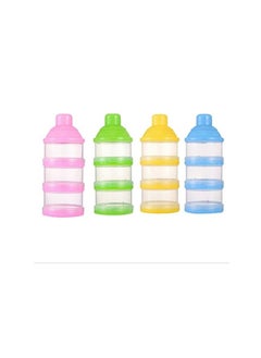 Generic Baby Milk Powder Formual Dispenser, Non-Spill Smart Stackable Baby Feeding Travel Storage Container, Bpa Free, 3 Compartments  - Image 5