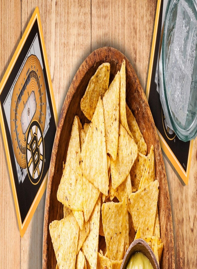 YouTheFan NHL Boston Bruins 3D StadiumViews Coasters , 4" x 4" - Image 3