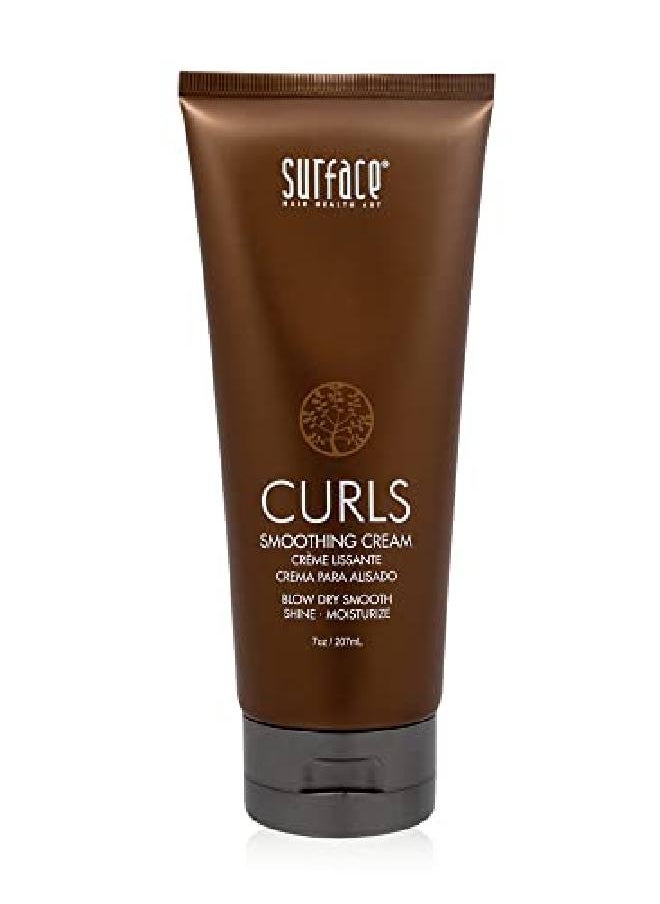 Surface Hair Surface Curls Smoothing Cream - Natural Cruelty-Free Moisture, Shine And Softness, 7 Oz.  - Image 1