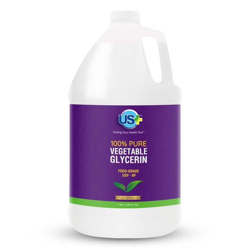 US 100 Pure Vegetable Glycerin  Pharmaceutical  Food Grade USP  Premium Quality AllNatural Moisturizer  Cleanser  For skin hair soaps  more 1 Gallon