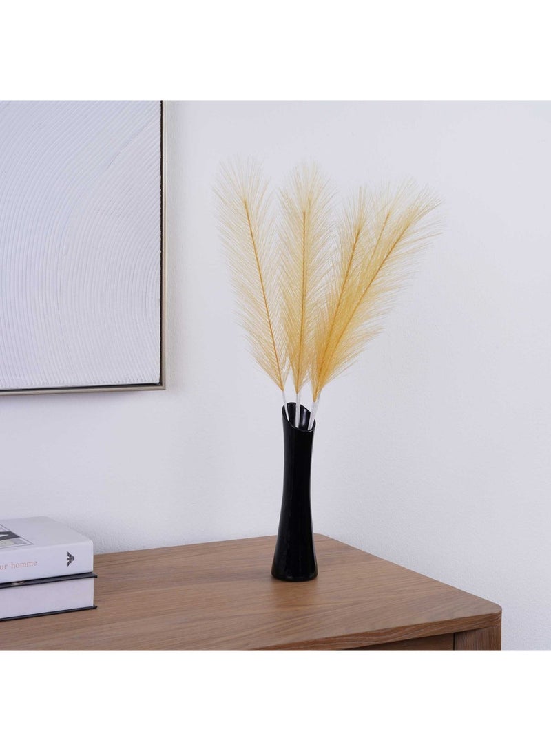 Pan Home باقة ريش صناعي 6 قطع 52 سم - أصفر - Image 3