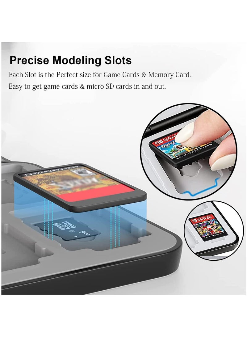 general Nintendo Switch Gaming Cartridge, 48 Cartridge Slot Storage Case Gaming Cartridge with 24 Micro SD Card Slots for Switch and Switch OLED - Image 5
