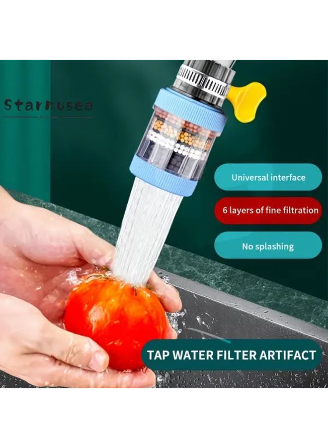 White Faucet Water Filter Easy Installation Removes Chlorine Heavy Metals Fluoride - Image 5