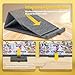 Tektalk Jigsaw Puzzle Table with Integrated Adjustable StandBracket 3TiltingAngle Super Lightweight Felt Puzzle Plateau Board with Cover 4 Sorting Drawers for Up to 1000 Pieces Gray - Image 3