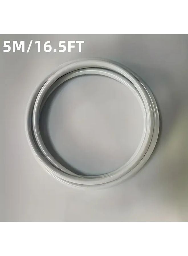 أنابيب النمذجة المرنة البيضاء من البولي فينيل كلوريد والألومنيوم والبلاستيك للديكور في حفلات أعياد الميلاد وعيد الميلاد والعمل اليدوي - Image 1