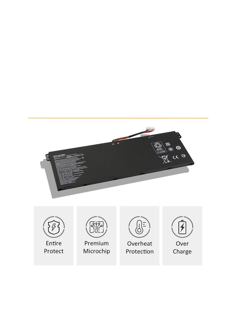 Terabyte بطارية لابتوب 7.4 فولت 37 واط ساعي AP16M5J متوافقة مع Acer Aspire 1 A114-31-C4HH A114-31-C0GD A114-31-C1HU A114-31-C76W A114-31-C3B7 A114-31-C3E6 A114-31-C44C - Image 3