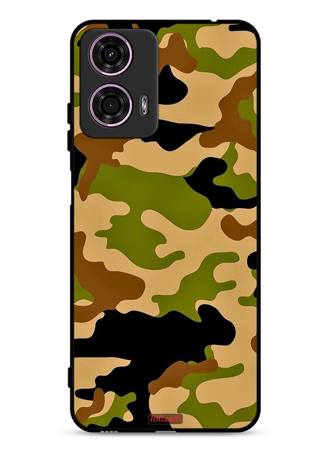 Tolwak Motorola Moto G24 4G Protective Case Cover Camouflage Abstract Digital Pattern  - Image 1