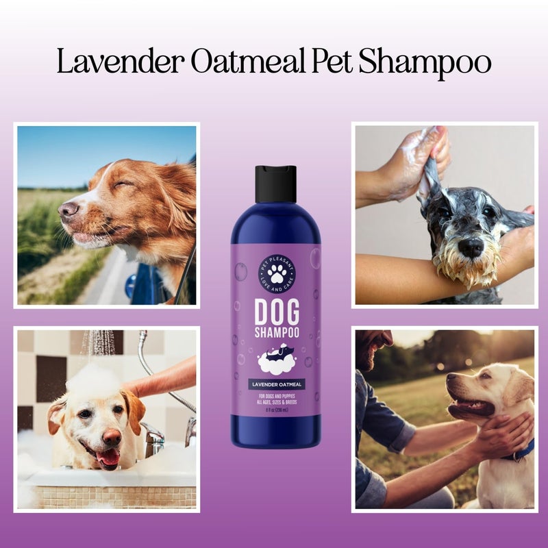Honeydew Soothing Oatmeal Shampoo for Dogs - Cleansing and Moisturizing Aloe & Oatmeal Dog Shampoo for Smelly Dogs of all Ages & Breeds - Gentle Sulfate and Paraben Free Dog Wash Made in USA (Lavender Vanilla) - Image 2