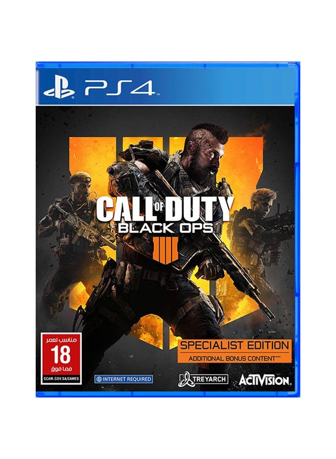Activision Call Of Duty Black OPS 4 Specialist Edition - Action & Shooter - playstation_4_ps4 - Image 1