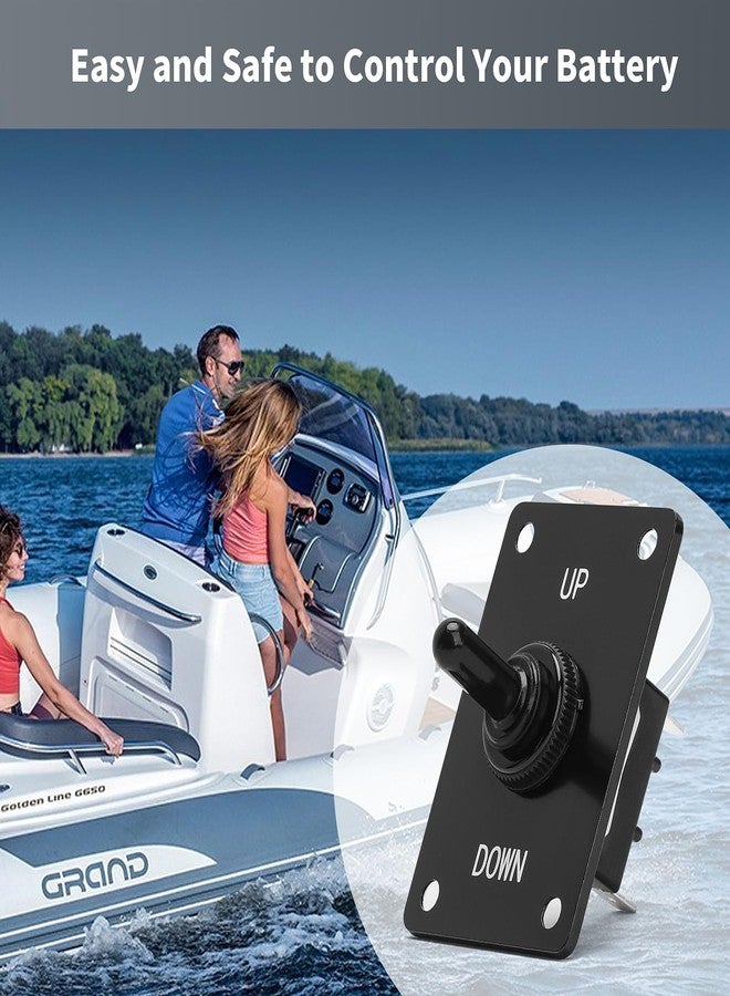 briidea Boat Trim Switch, Briidea Marine Toggle Up Down Switch 12V 15A On Off On Momentary Panel 3Pin Control, Ideal for RV Boat Cars - Image 3