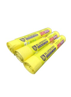 ماكسكون 3 لفة من كيس القمامة (حجم 46x52cm ، 5 جالون ، 30pcs لكل لفة) للمنزل والمكتب والحمام  - Image 2