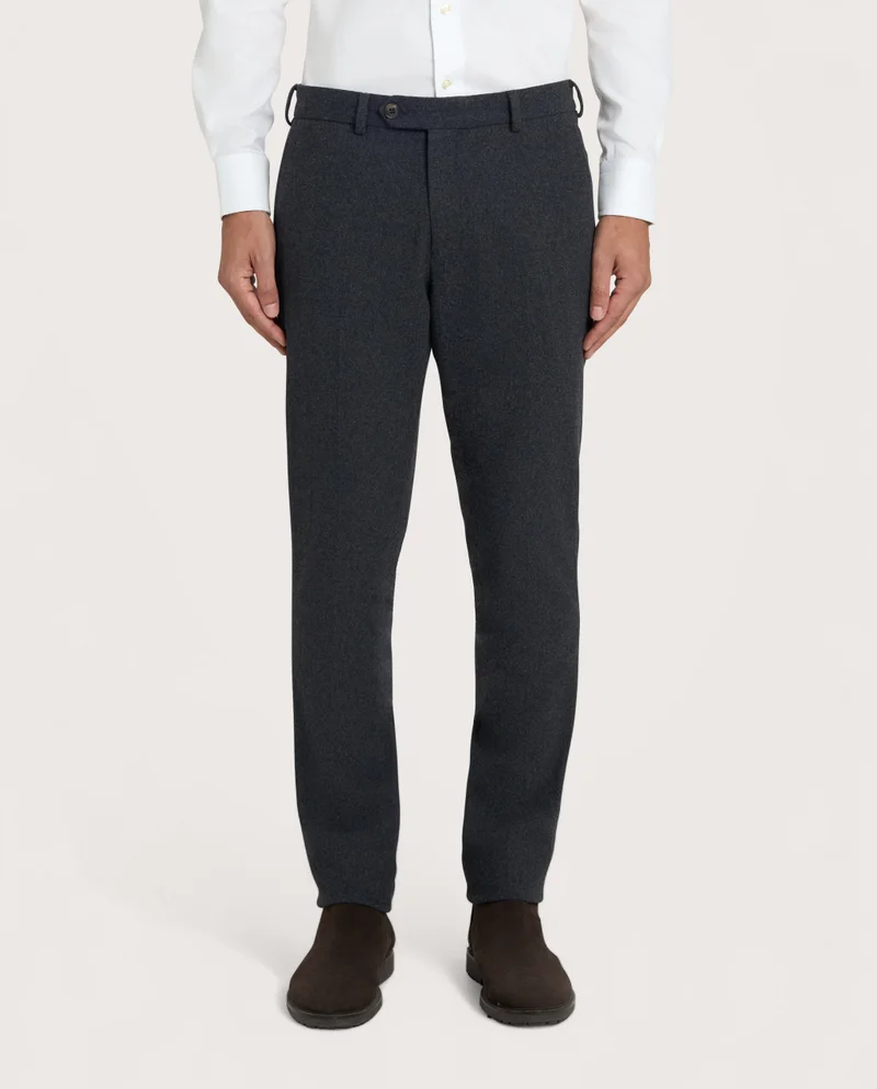 كاميتشسما بنطلون رمادي من الفلانيل